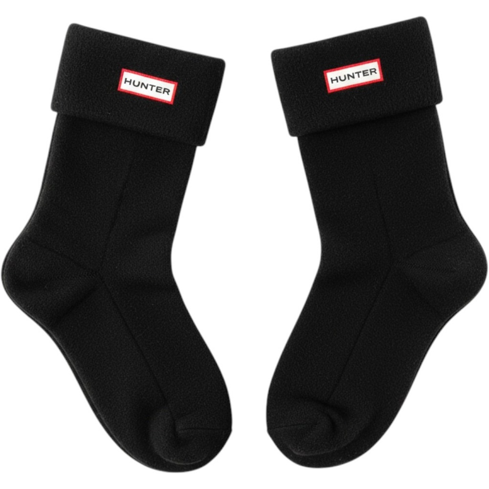 Hunter Fleece Boot Socks Size ML Black